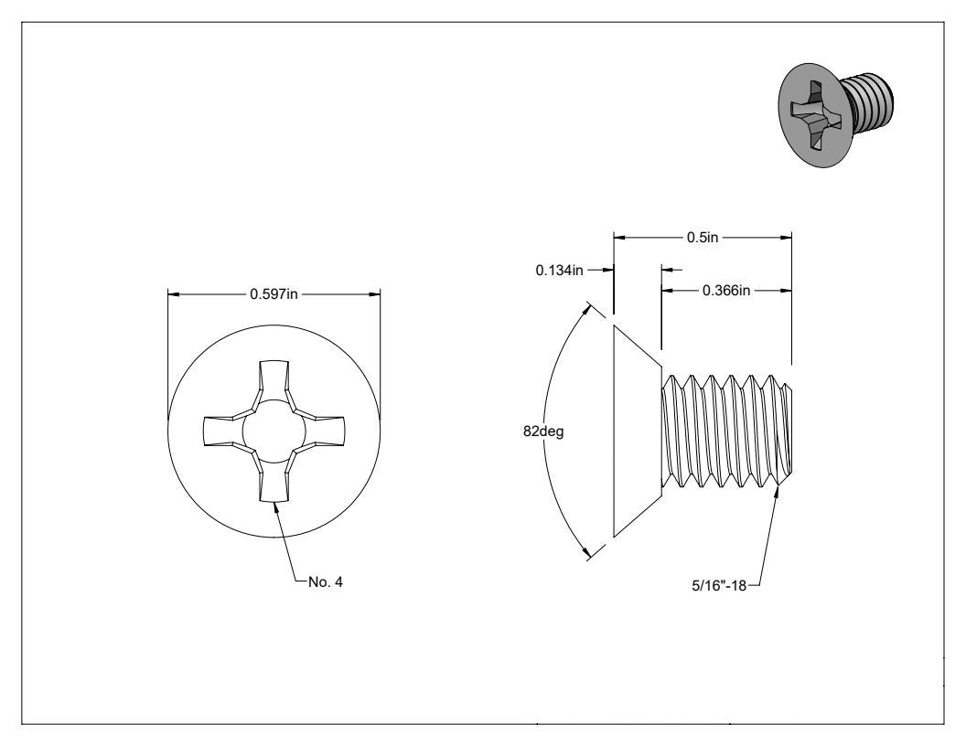 Phillips head screws